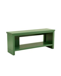 Rowan Branch Narrow Outdoor Storage Bench - Green (synthetic illustration; no displayed measurements)