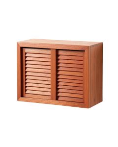 Slate Canyon Wall-Mounted Entry Cabinet - Terracotta (synthetic illustration; no displayed measurements)