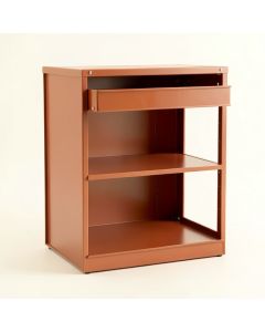 Spruce Bend Empty Mug-Storage Cabinet Insert - Terracotta (synthetic illustration; no displayed measurements)