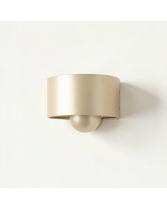 Sage Crossing Wall Sconce Mounted On A Plain Wall - Beige (synthetic illustration; no displayed measurements)