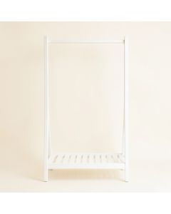 Cliff Brook Empty Garment Rack - White (synthetic illustration; no displayed measurements)