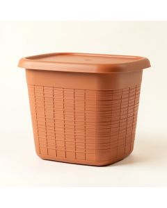 Shore Canyon Laundry Hamper - Terracotta (synthetic illustration; no displayed measurements)