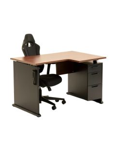 Reversible L-Shape Gaming Desk And Chair Set (synthetic illustration; no displayed measurements)