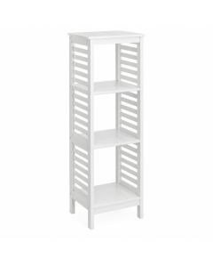 Glen Branch Narrow Cubby Tower - White