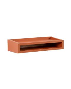 Glen Bend Wall-Mounted Shelf - Terracotta