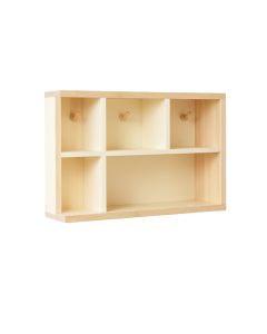 Oak Bend Wall-Mounted Entryway Organizer Shelf - Cream (synthetic illustration; no displayed measurements)
