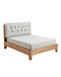 Abril Tufted Solid Wood And Upholstered Low Profile Platform Bed (synthetic illustration; no displayed measurements)
