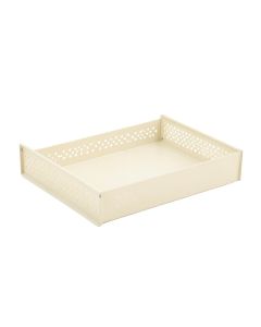 Willow Bend Empty Under-Desk Cable Tray - Ivory (synthetic illustration; no displayed measurements)