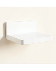 Harbor Branch Wall-Mounted Cat Perch - White (synthetic illustration; no displayed measurements)