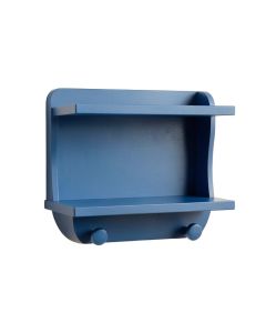 Harbor Branch Wall-Mounted Entryway Organizer Shelf - Blue (synthetic illustration; no displayed measurements)