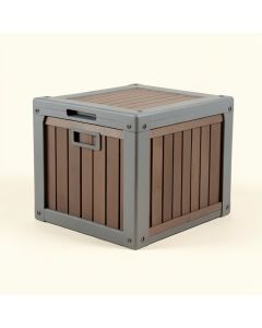 Ailsa 100 Gallon Water Resistant Synthetic Wood Lockable Deck Box (synthetic illustration; no displayed measurements)