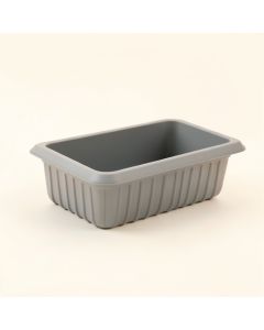 Dawn Crossing Empty Railing Planter With Integral Brackets - Gray (synthetic illustration; no displayed measurements)