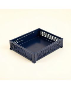 Hill Dale Empty Under-Desk Cable Tray - Navy (synthetic illustration; no displayed measurements)