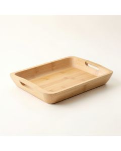 Alder Crest Serving Tray - Beige (synthetic illustration; no displayed measurements)