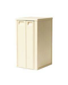 Hazel Bend Closed Outdoor Storage Box - Cream
