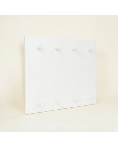 Lake Brook Empty Wall-Mounted Tool Organizer Panel - White (synthetic illustration; no displayed measurements)