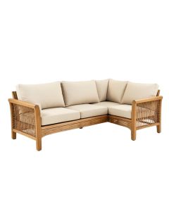 Laguna 5 Piece Teak Sofa Seating Group With Cushions