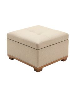 Maryalice 34 '' Wide Tufted Square Cocktail Ottoman (synthetic illustration; no displayed measurements)