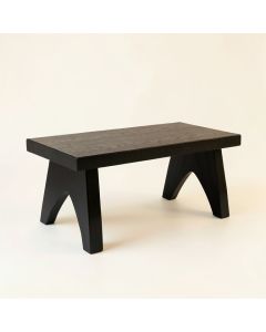 Heath Crossing Indoor Bench - Black (synthetic illustration; no displayed measurements)