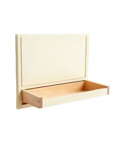 Vale Crest Empty Wall-Mounted Tool Organizer Panel - Cream (synthetic illustration; no displayed measurements)