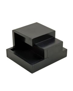 Ridge Branch Empty Countertop Canister Rack - Black