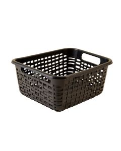 Fern Canyon Empty Storage Basket - Black