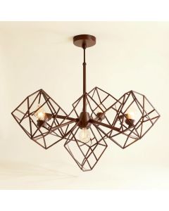 Lomanto 6 - Light Unique / Statement Geometric Chandelier (synthetic illustration; no displayed measurements)