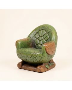 Elianna Solar Bird Rocking Chair Gnome Statue (synthetic illustration; no displayed measurements)