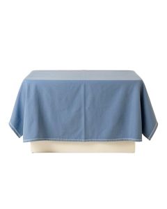 Fern Dell Flat Bed Sheet - Blue