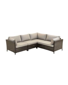 Joakim 76 '' Wide Outdoor Patio Sectional With Cushion (synthetic illustration; no displayed measurements)