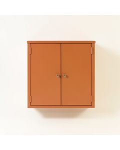 Harbor Bluff Wall-Mounted Entry Cabinet - Terracotta (synthetic illustration; no displayed measurements)