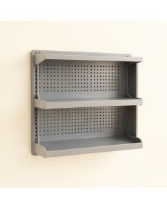 Ash Dale Empty Wall-Mounted Tool Organizer Panel - Gray (synthetic illustration; no displayed measurements)