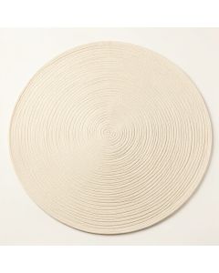 Cedar Branch Round Area Rug - Ivory (synthetic illustration; no displayed measurements)
