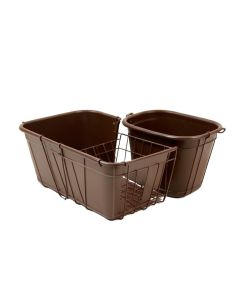 2-Piece Metal/Wire Basket Set