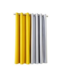 Kaydee Solid Blackout Thermal Grommet Curtain Panels