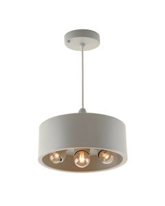 Hudgins 3 - Light Unique /Statement Drum Pendant (synthetic illustration; no displayed measurements)