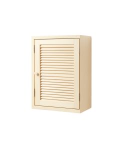 Juniper Branch Wall-Mounted Laundry Cabinet - Ivory (synthetic illustration; no displayed measurements)