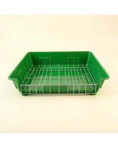 Moss Bluff Empty Under-Desk Cable Tray - Green (synthetic illustration; no displayed measurements)