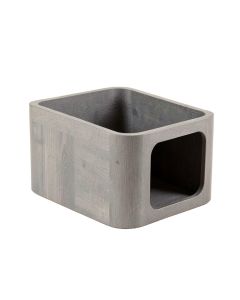 Hazel Brook Empty Furniture-Style Litter Enclosure - Gray (synthetic illustration; no displayed measurements)
