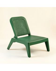 Willow Crossing Outdoor Lounge Chair - Green (synthetic illustration; no displayed measurements)