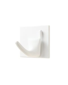 River Bridge Wall-Mounted Robe Hook - White (synthetic illustration; no displayed measurements)