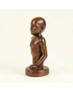 Ebonie Meditation Artisan Crafted Wood Sculpture (synthetic illustration; no displayed measurements)