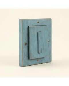 Rustic 1-Gang Toggle Light Switch Wall Plate (synthetic illustration; no displayed measurements)