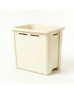 Ash Crossing Closed Garden Compost Bin - Cream (synthetic illustration; no displayed measurements)