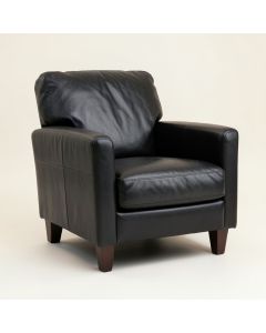 Dovercourt 33 '' Wide Genuine Leather Armchair (synthetic illustration; no displayed measurements)