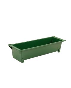 Shore Crest Empty Railing Planter With Integral Brackets - Green
