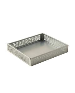 Linden Bridge Empty Under-Desk Cable Tray - Gray (synthetic illustration; no displayed measurements)