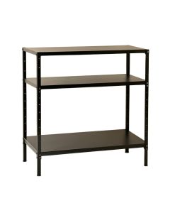Fern Crest Empty Seed-Starting Shelving Unit Without Lights - Black
