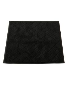 Laurel Bluff Bath Mat - Black (synthetic illustration; no displayed measurements)