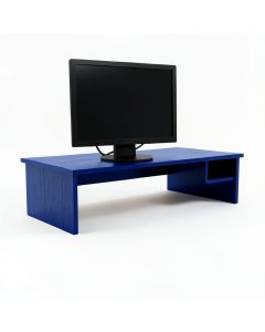 Hazel Canyon Desktop Monitor Riser - Navy (synthetic illustration; no displayed measurements)